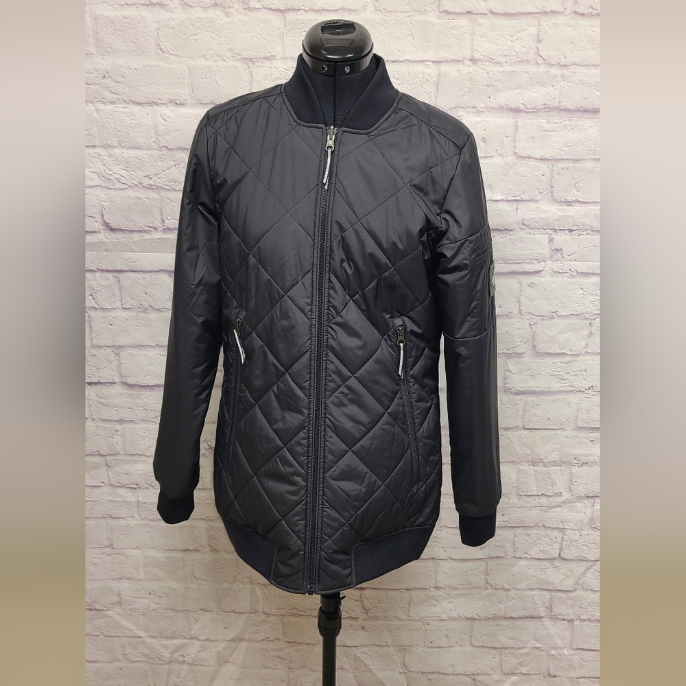 The North Face Reversable Women's‎ Quilted Black Bomber Jacket